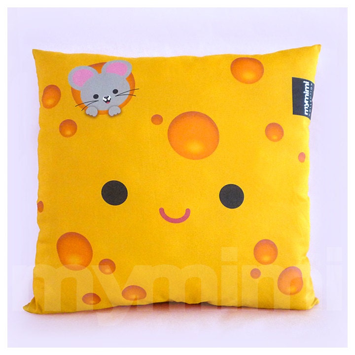 Decorative Pillow Cheese Pillow Food Pillow Cotton Pillow