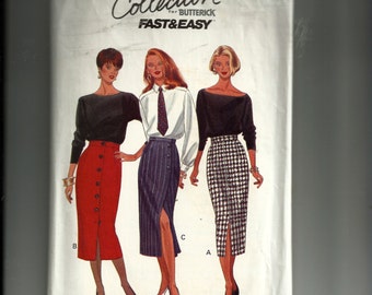 Butterick Misses' /Misses' Petite Skirt Pattern 6418