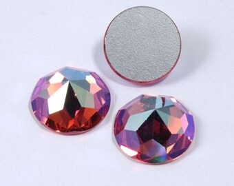 Vintage Swarovski 2020 16mm Rose AB Rauten Rose #997