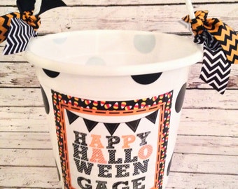 teal pumpkin bucket