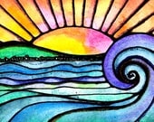 My Horizon ocean waves art print sunset sun sunset print sunset painting sun painting beach art beach rpint ocean print wave art My Horizon ocean waves art print sunset sun sunset print sunset painting sun painting beach art beach rpint ocean print wave art