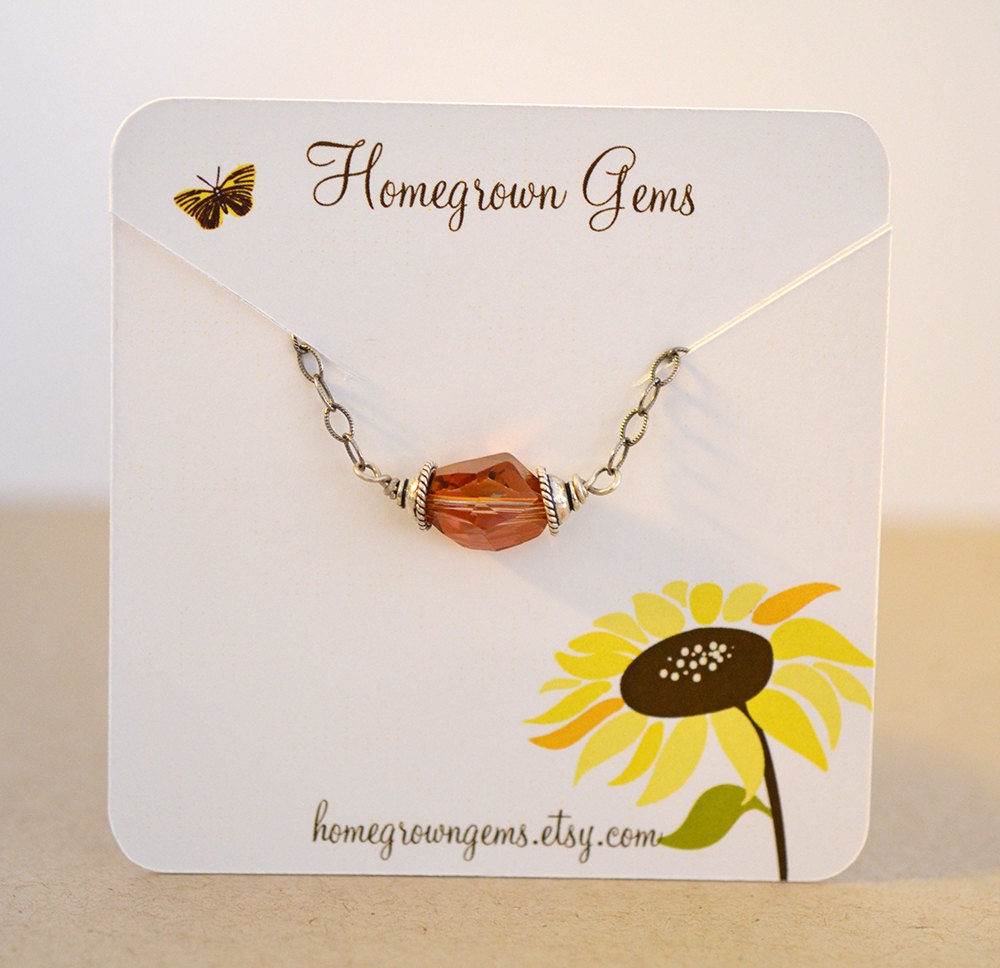 Custom Necklace Cards Jewelry Display Tags Packaging