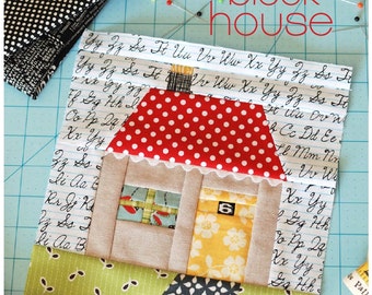 Quilt Block House Patchwork PDF Sewing Pattern