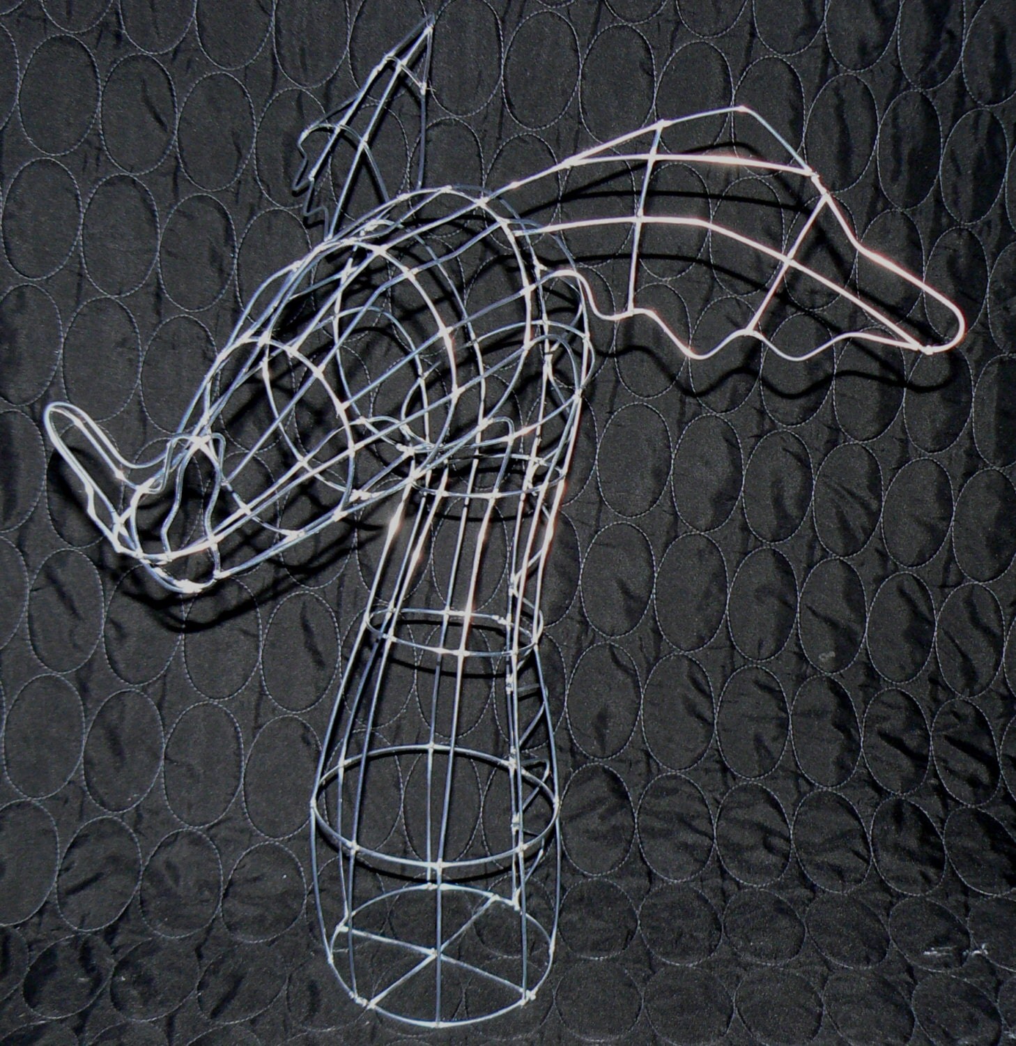 Dragon/Sea Serpent Topiary Wire Frame Design 3 by geckomeister