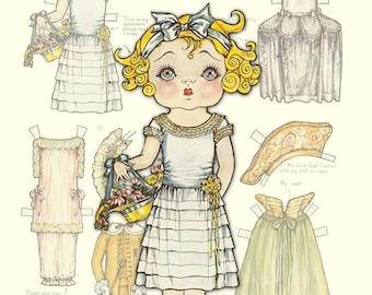 1920s paper dolls | Etsy