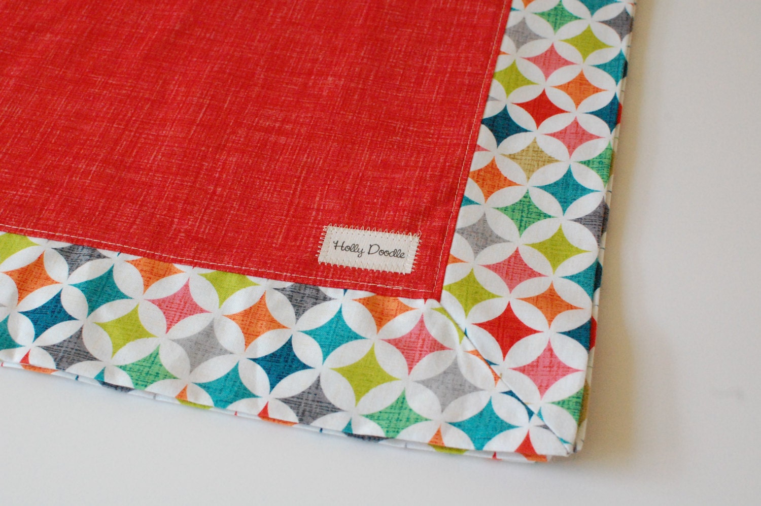 Items similar to Self Binding Baby Blanket on Etsy