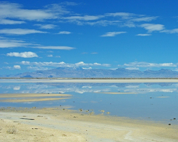 Great Salt Lake Art Print Landscape Print Salt Lake