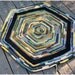 RESERVED Hexagon Rag Rug Made With T Yarn 50 inches