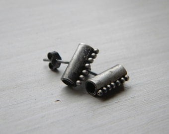 sterling silver post earrings, stud earrings