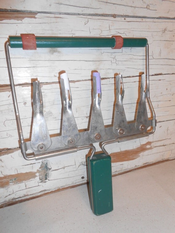 Vintage Musical Staff Line Maker Chalkboard. Chalk Holder