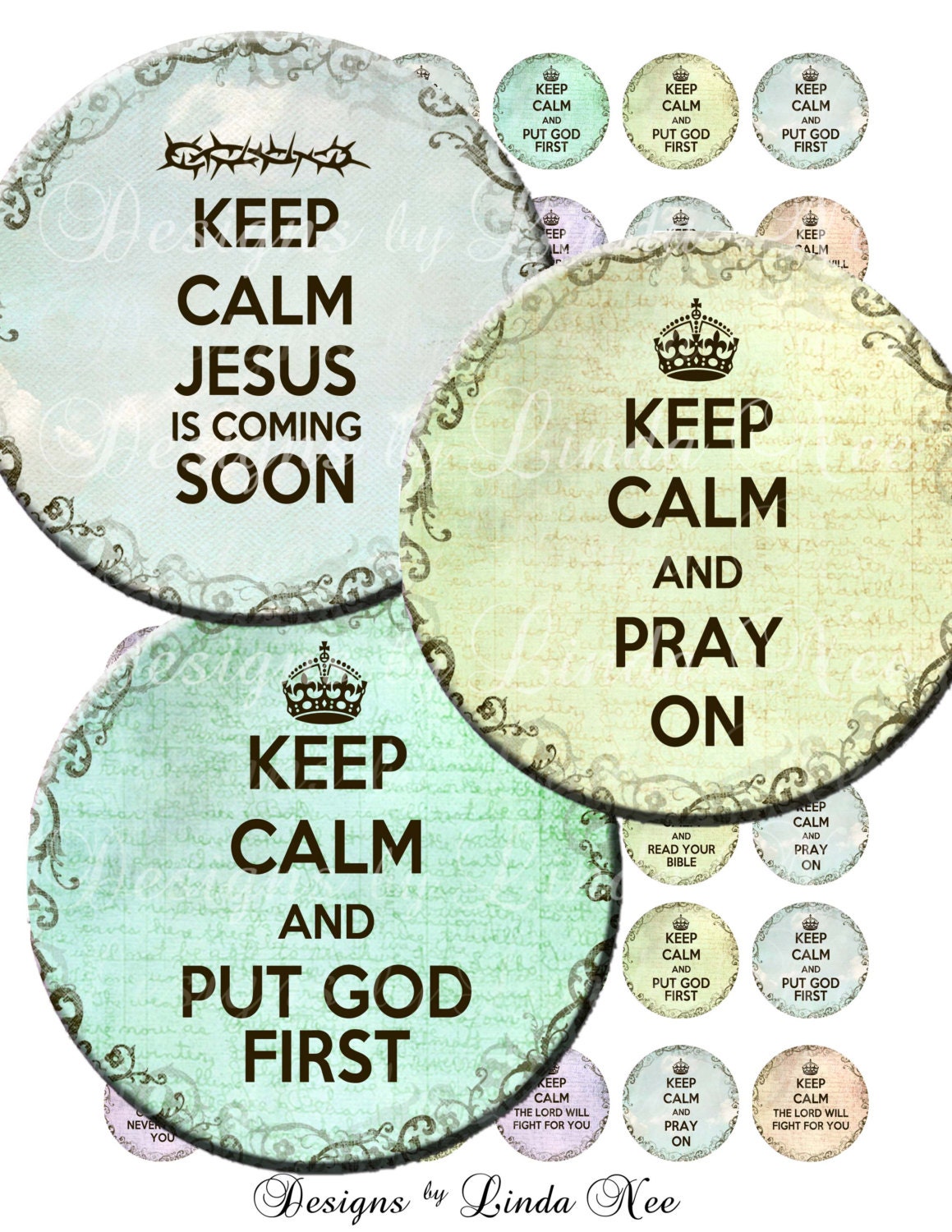 keep calm and carry on in christ