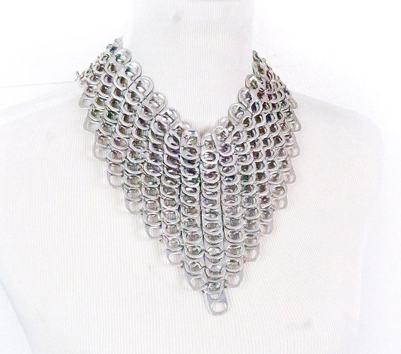 Choker Chainmaille Necklace by LeafLee on Etsy