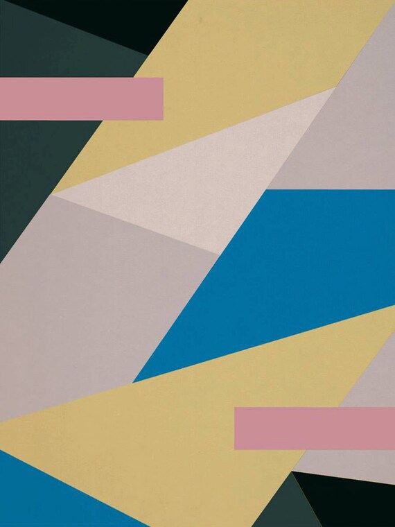 Geometric Art Canvas 36 x 48 Painting Graphic by kristiangoddard