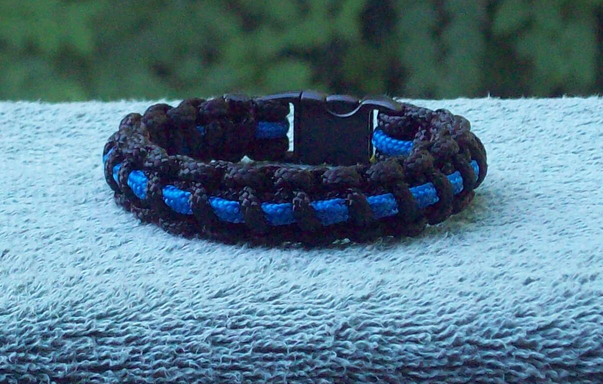Thin Blue Line 325 Paracord Bracelet Police