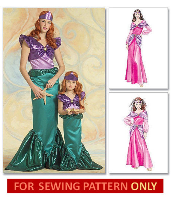 ARIEL COSTUME PATTERN / Little Mermaid / Retired Sewing