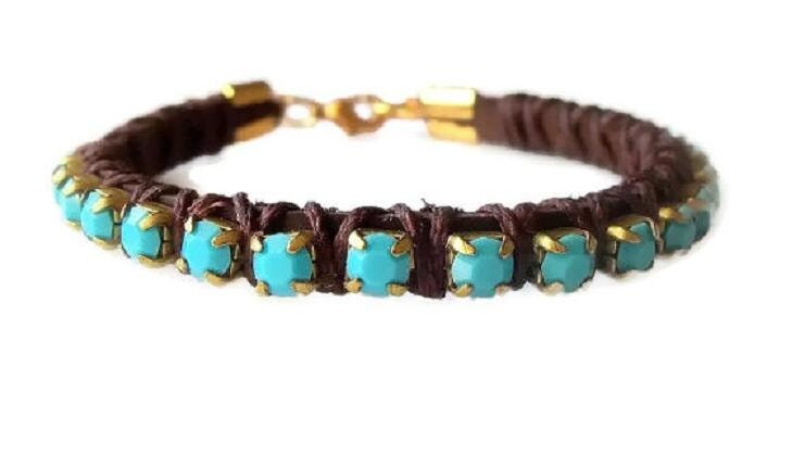 Friendship Bracelet Chocolate Brown Leather Bracelet