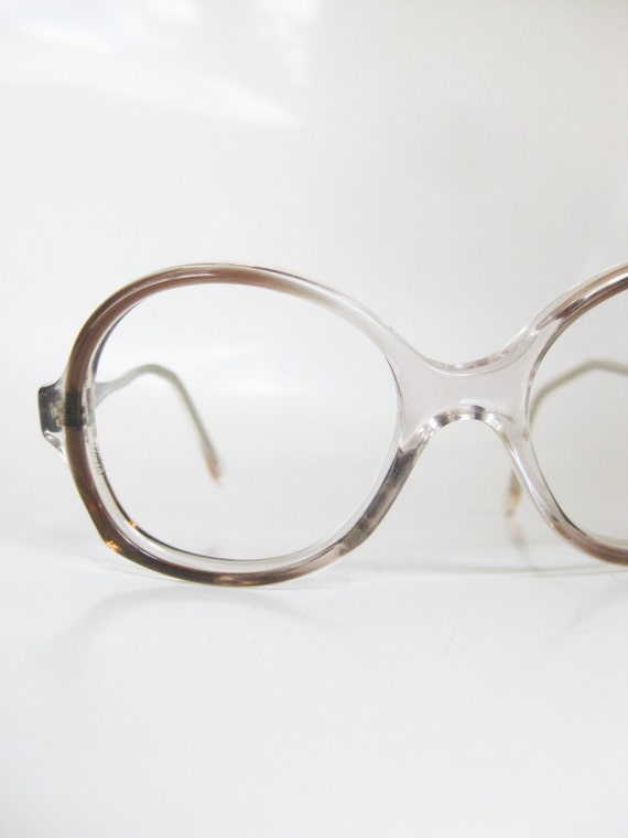 Vintage 1970s Round Eyewear Oversized Glasses By Oliverandalexa 