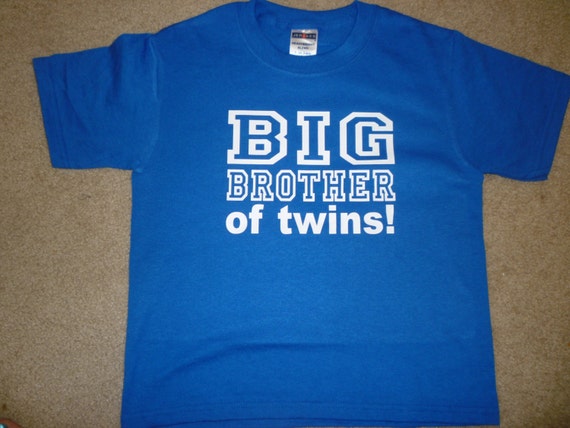 Big Brother To Twins Shirt Available In Many Different Designs