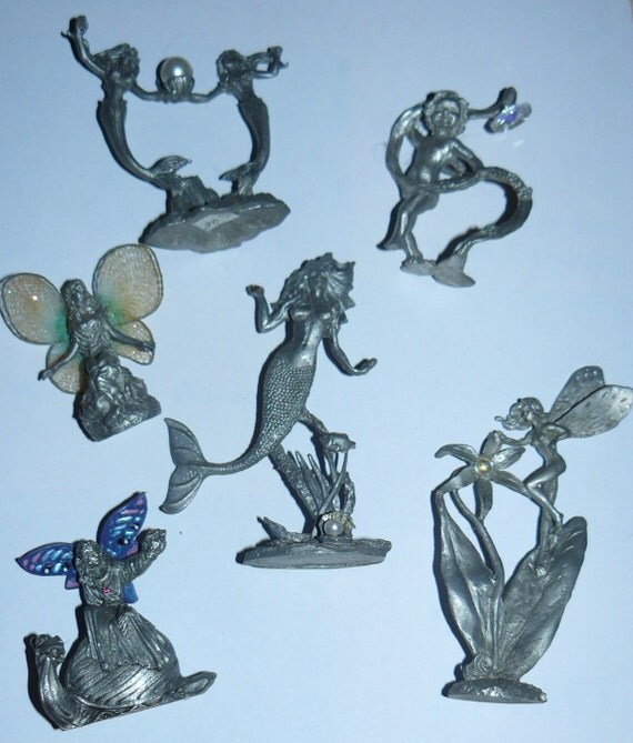 Fabulous Collection GALLO PEWTER Figurines Mermaid Cherub