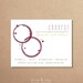 red wine spot | engagement party invitation set