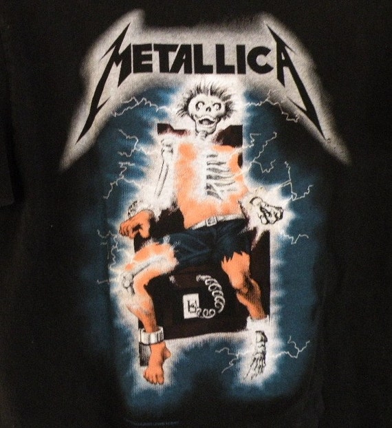 Metallica Metal Up You Ass T Shirt Heavy Metal Rock And Roll