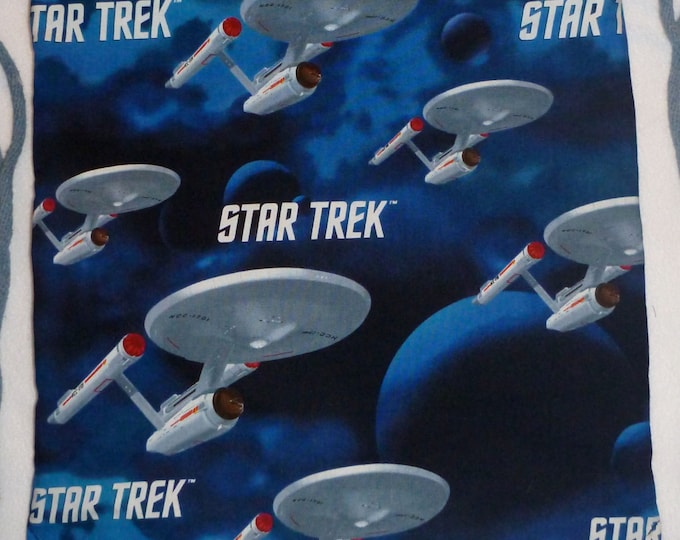 Star Trek Enterprise blue: Backpack/tote