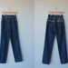 SALE / 80s jeans / 70s jeans / high waist jeans / high waisted jeans / 1980s Sasson jeans -size small , medium