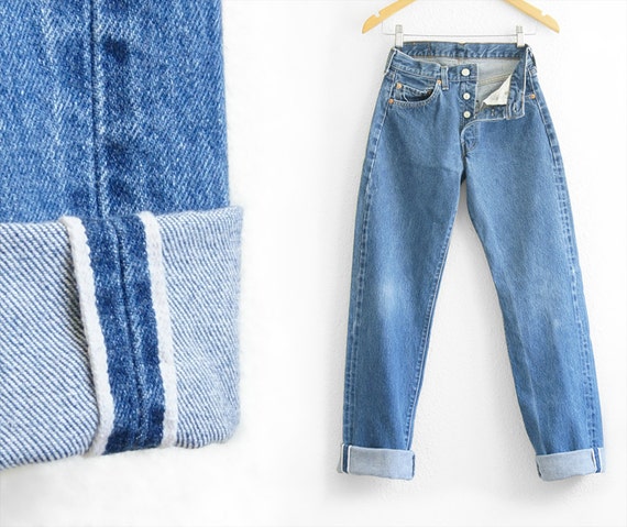 high waisted 501 jeans