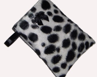 Dalmation Spotty Mobile Phone Cellphone Ipod Gadget Case Pouch Sock PADDED Gift Idea