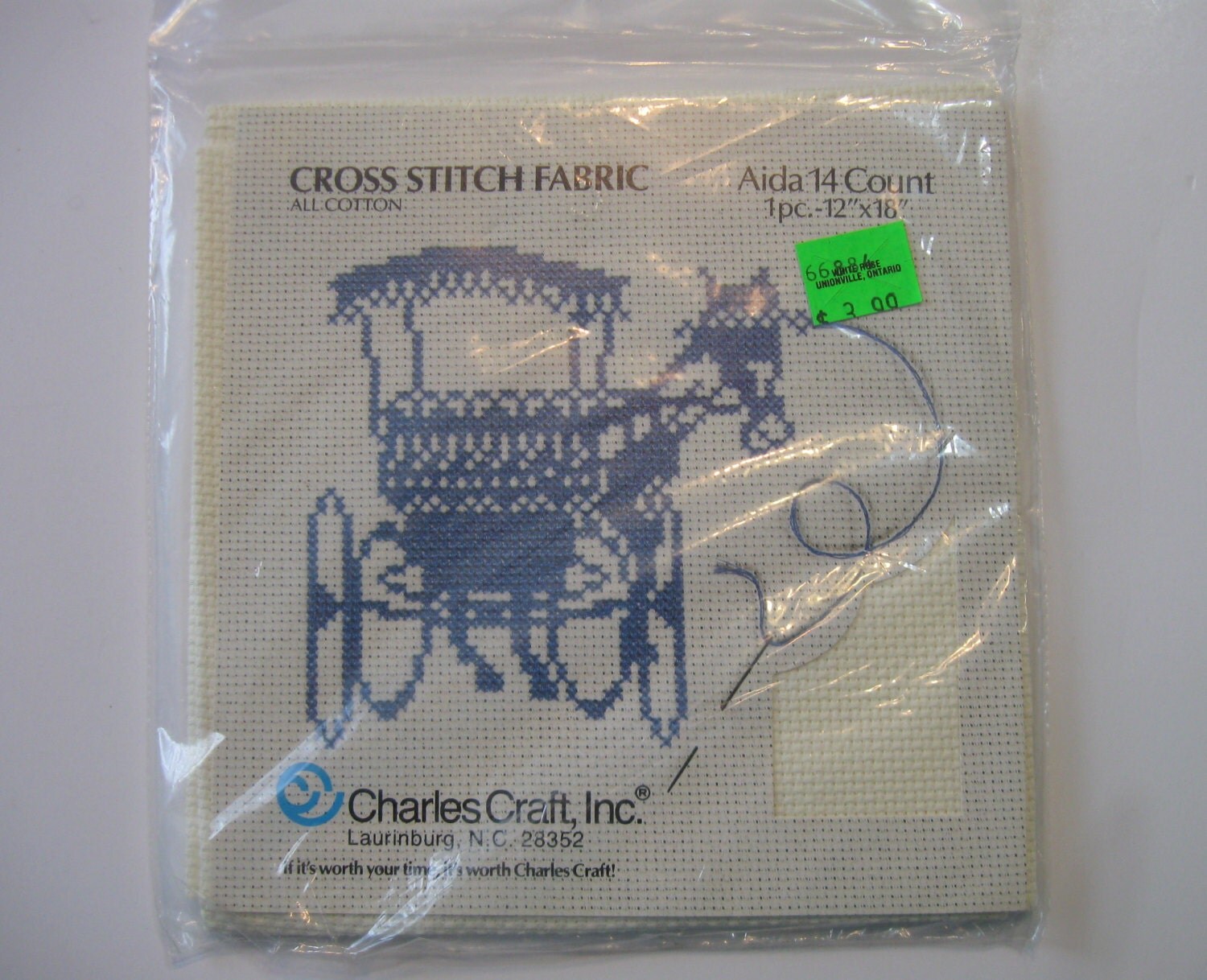 Cross Stitch Fabric 14 Count Aida Cloth by NormaSuppliesandKits