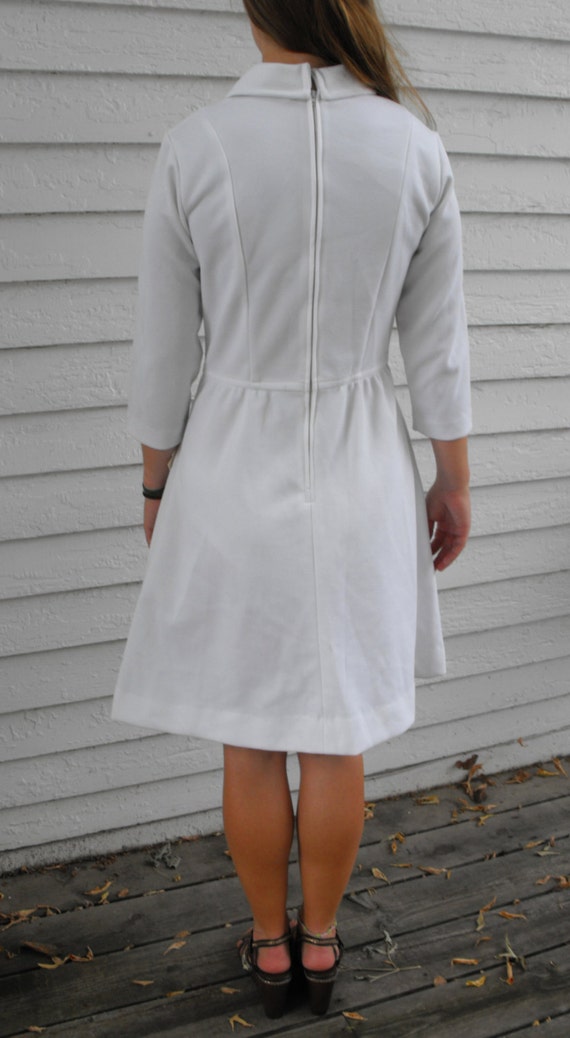 Vintage 60s White Dress Barco Nurse Uniform New Old Stock S