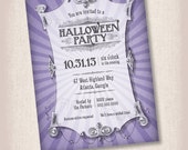 Vintage Halloween Printable Invitation - Party, Celebration, Vintage, Steampunk Il_170x135