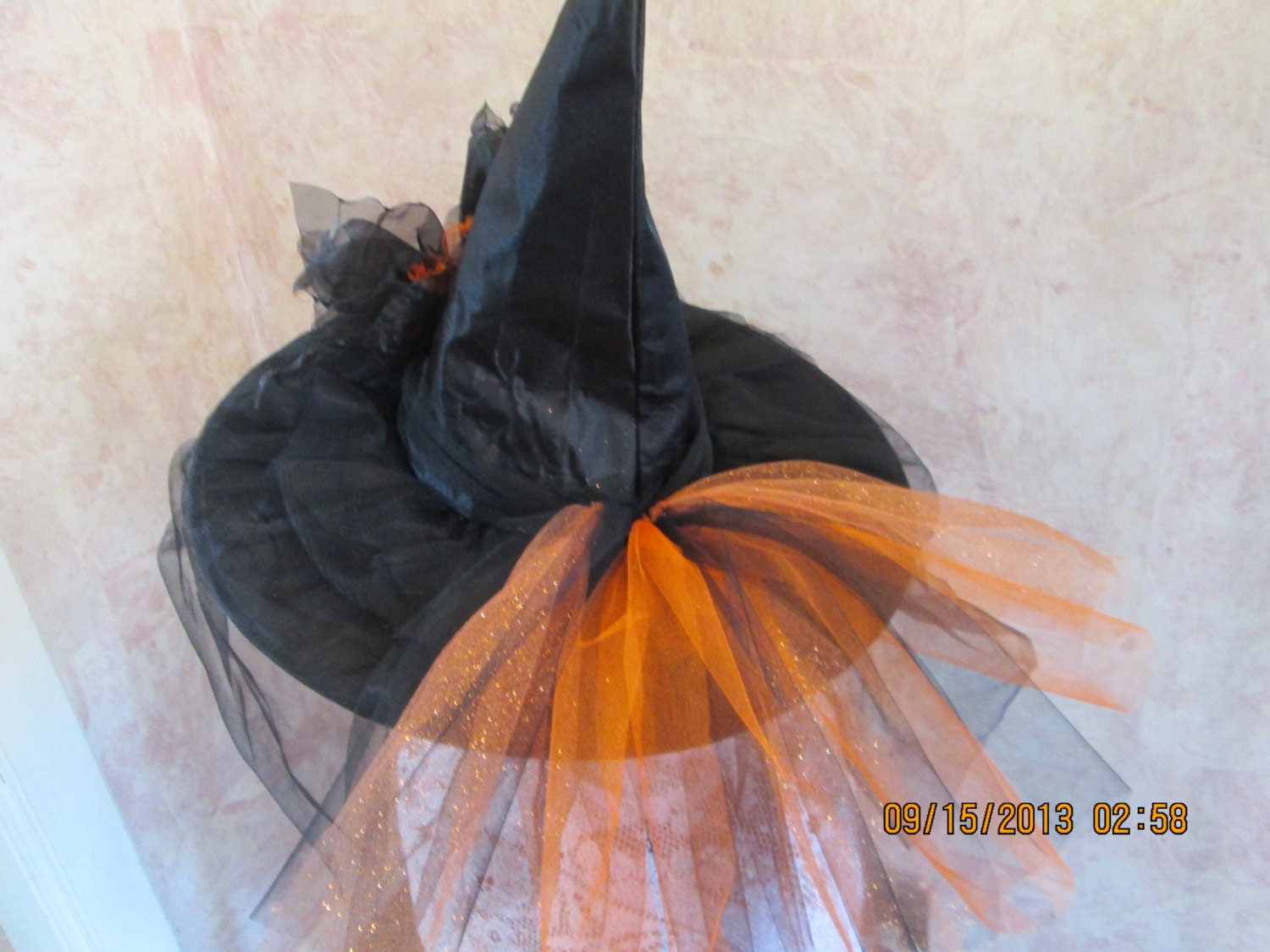 Witch Hat Tulle and Organza Witch Hat Halloween