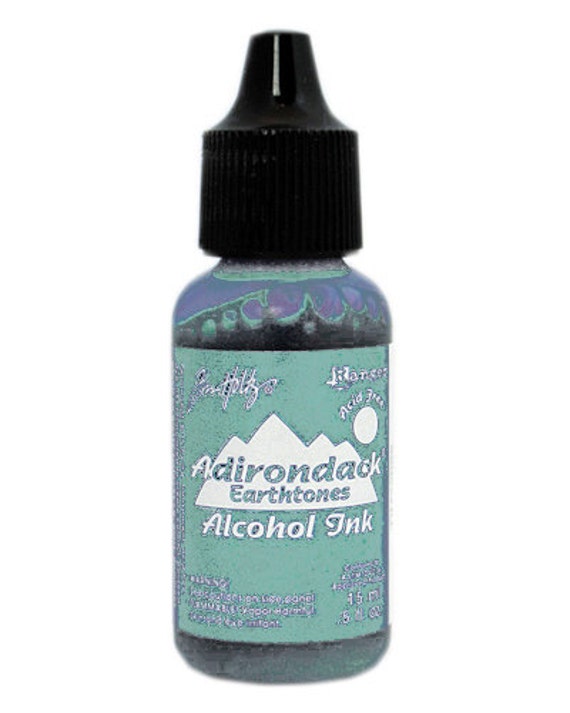 Tim Holtz Adirondack Alcohol Ink AQUA by SeptemberPlayground