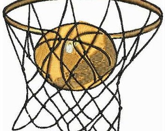 Basketball Embroidery Designs Machine Embroidery 18 Designs Instant Download