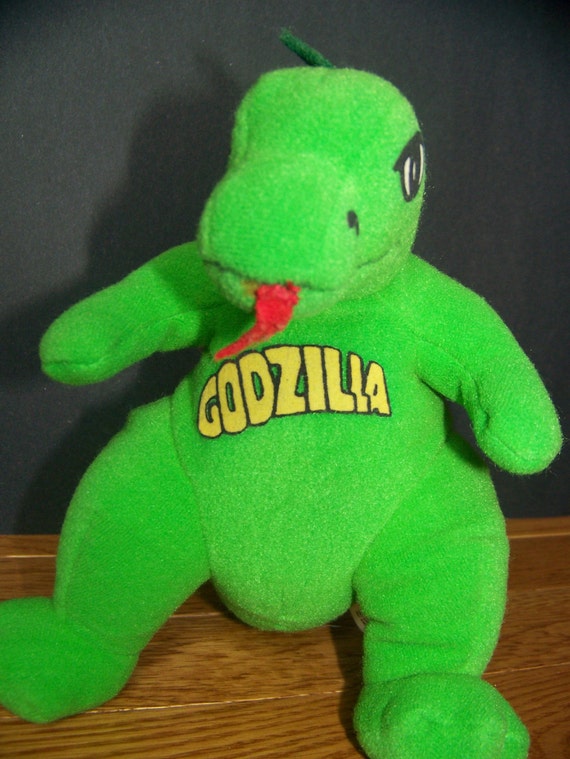 stuffed godzilla