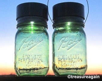 Green Mason Jar Solar Lights New Spring Green Ball Vintage Style Heritage Collection 2 Pint Jars Outdoor Lanterns