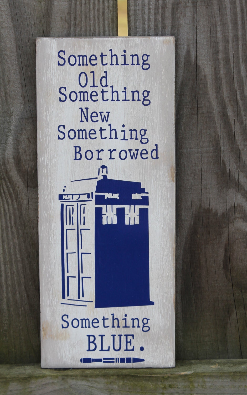  Doctor  Dr Who Something  Old  NEW  Borrowed  BLUE  Tardis Wedding
