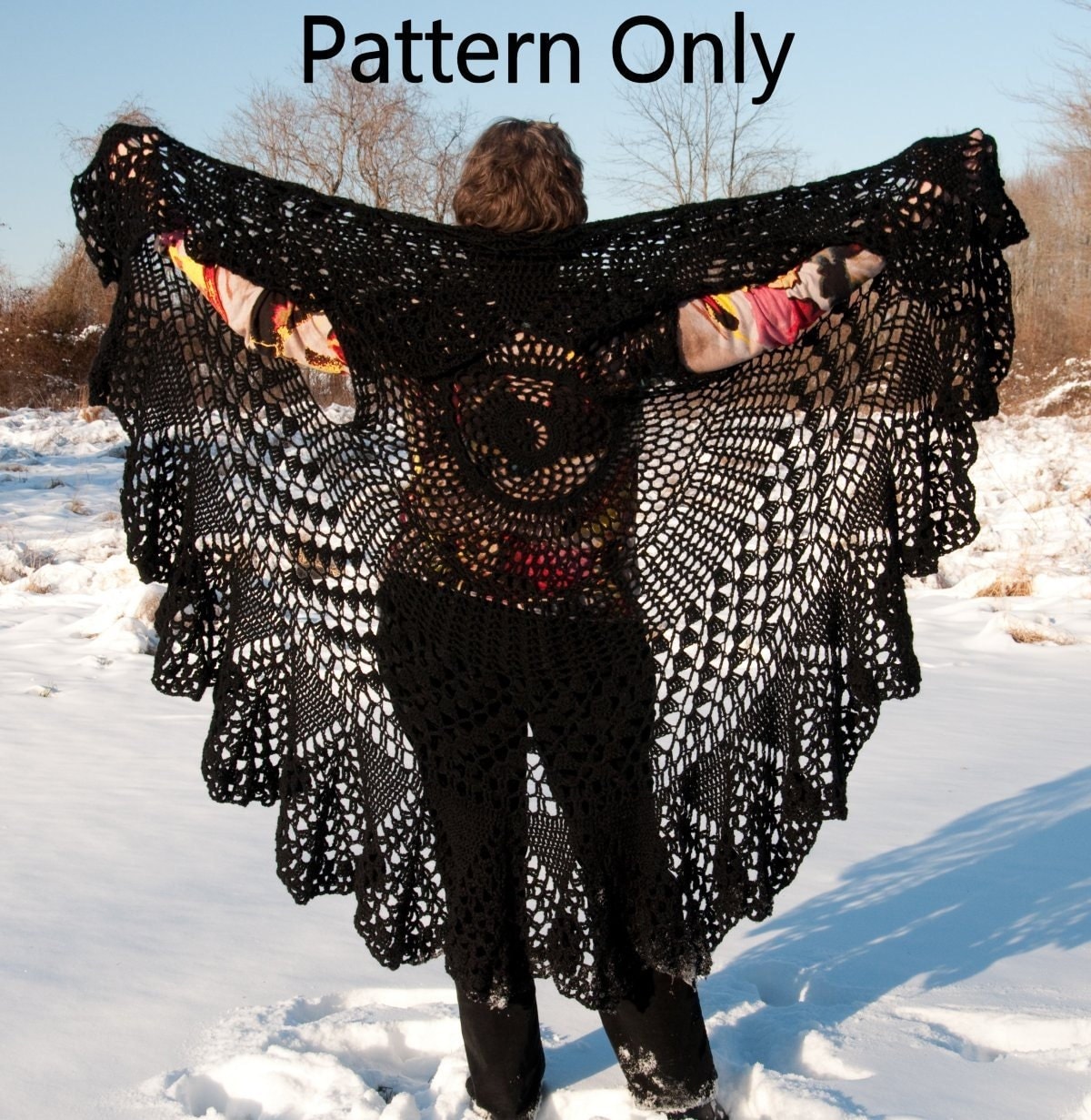 Crochet Vest Pattern Bohemian Vest Stevie Nicks Style