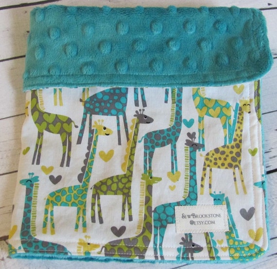 carter's giraffe security blanket