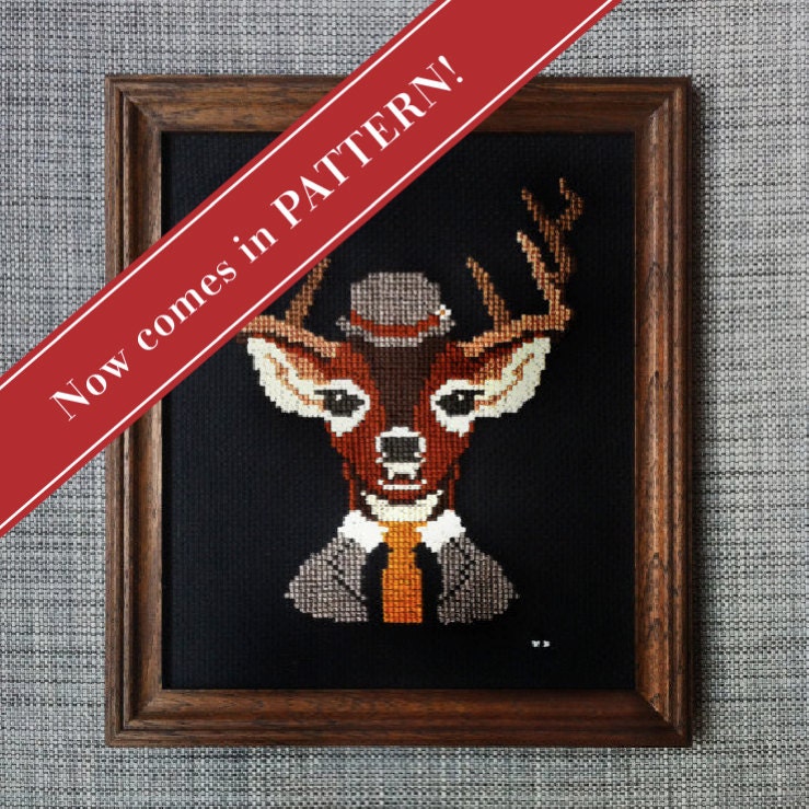 Free Deer Cross Stitch Patterns To Print Cross Stitch Deer Xstitch