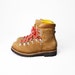 tan hiking boots red laces