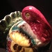 Ceramic Turkey c1950 Gravy Sauce Lidded Boat Dish Thanksgiving Japan