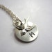 Custom Initial Necklace Personalized Jewelry Bird Necklace Initial Jewelry Sparrow Necklace Personalized Necklace