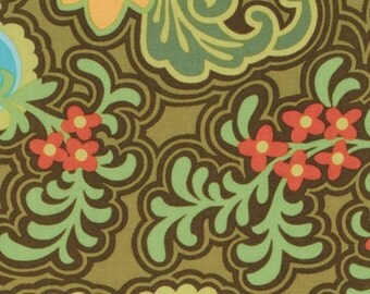 Amy Butler Fabric - Gothic Rose in Blue from the Belle Collection 1 Yard