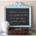 Antique Framed Chalkboard, Mermaid, Beach Cottage Frame, Wedding Chalkboard,