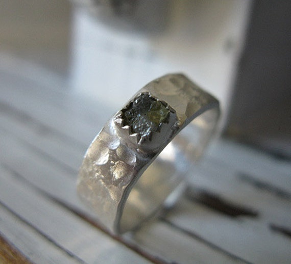 Mens Rough Diamond Ring Size 9