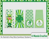 St. Patrick's Day Printable Mini Sanitizer Stickers Il_170x135