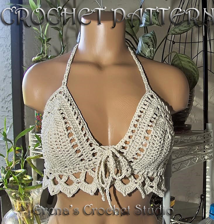 Sexy Crochet Halter Top Pattern In Pdf