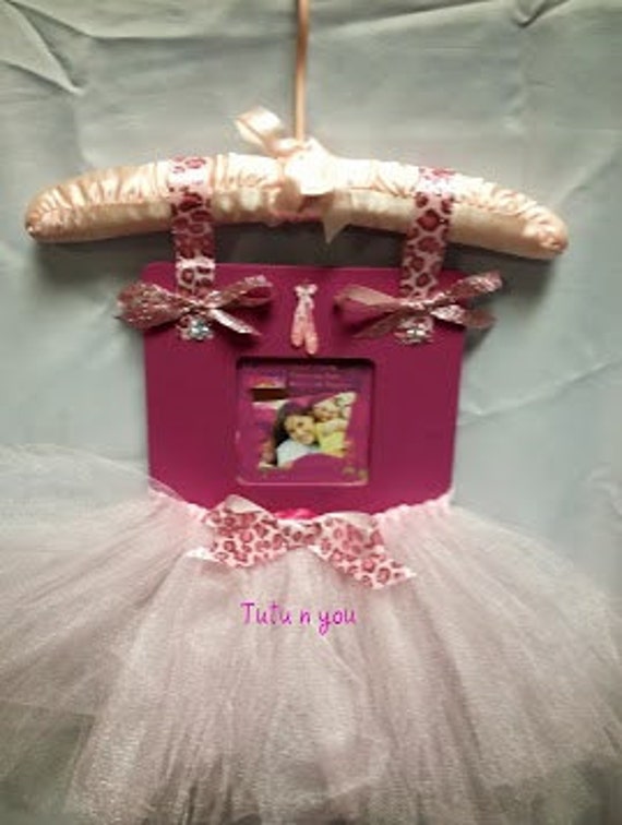 Tutu Picture Frame with ballet shoe and rhinestone by Tutunyou